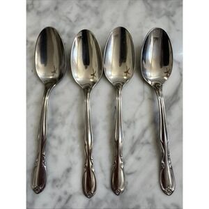 Superior Chapel Hill Stainless Steel USA Flatware 4 Teaspoons Vintage Excellent